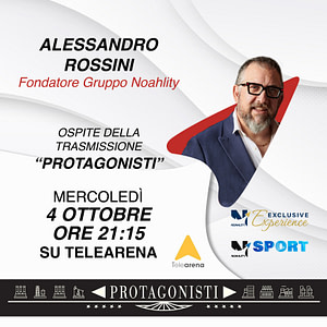 Alessandro Rossini ospite a Telearena